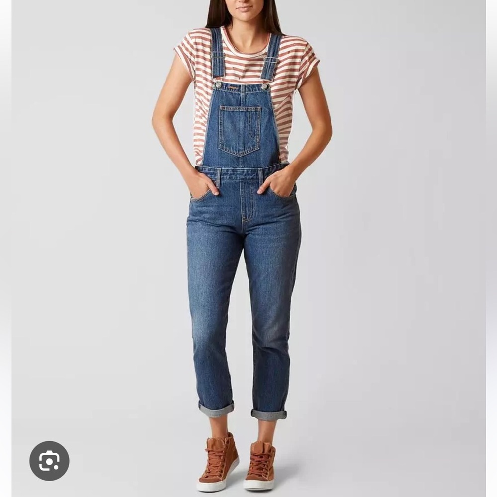Women's Blue Denim Overalls